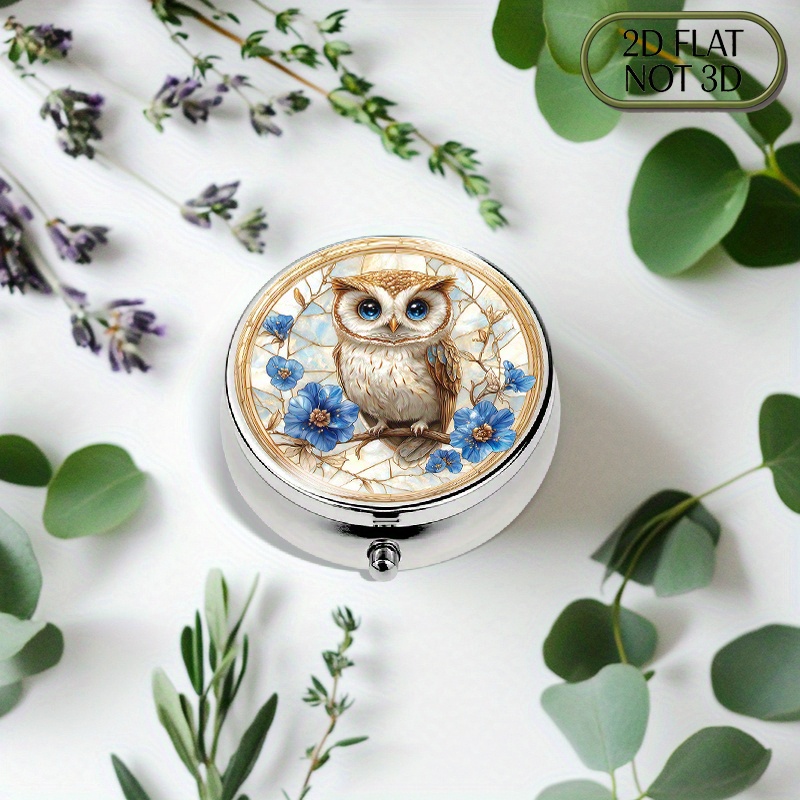 Travel Accessories As Gifts - Un pilulier plat, portable et rond