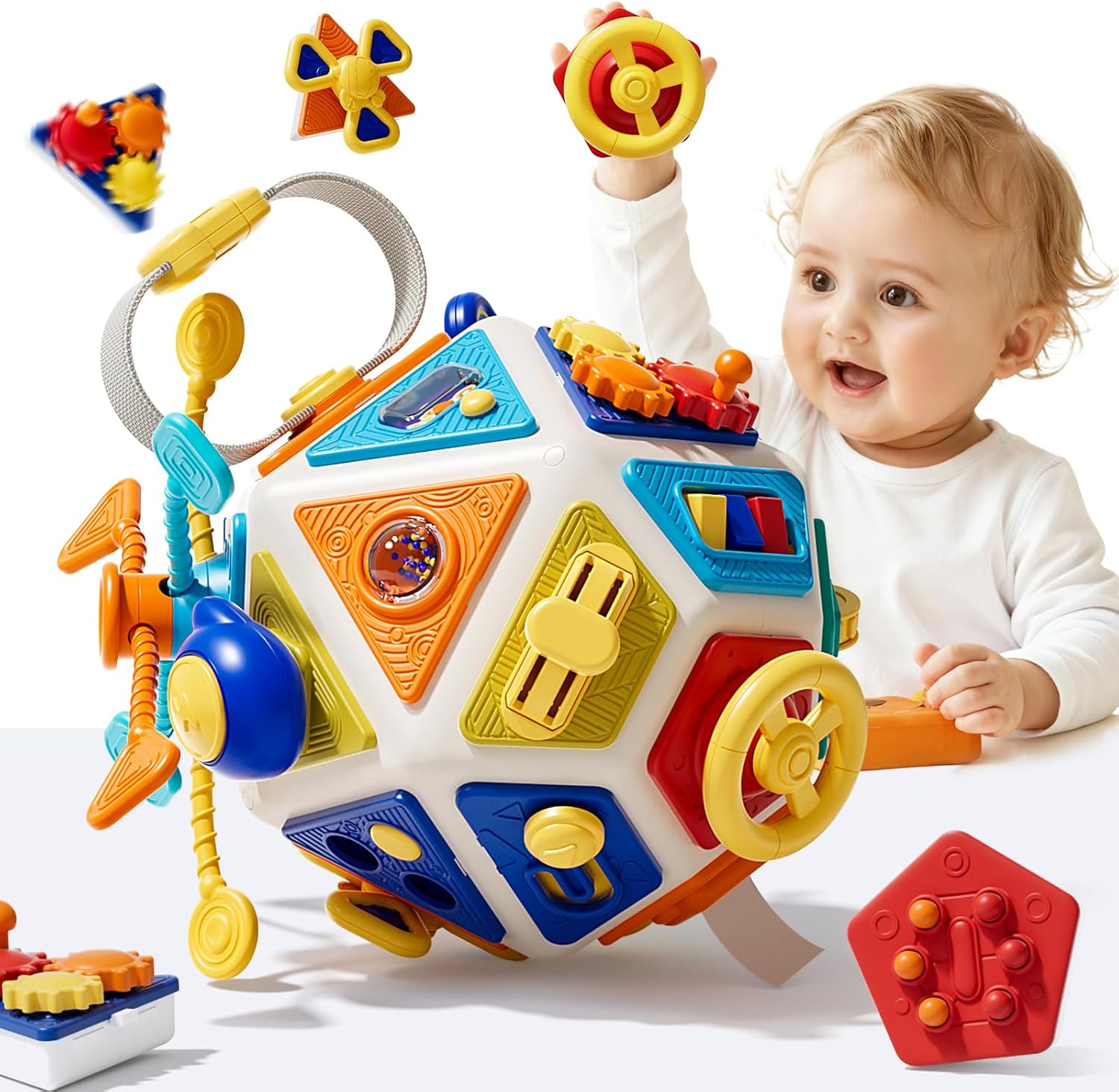 Travel Accessories Baby - Cube d'activités Montessori pour bébé, jouets
