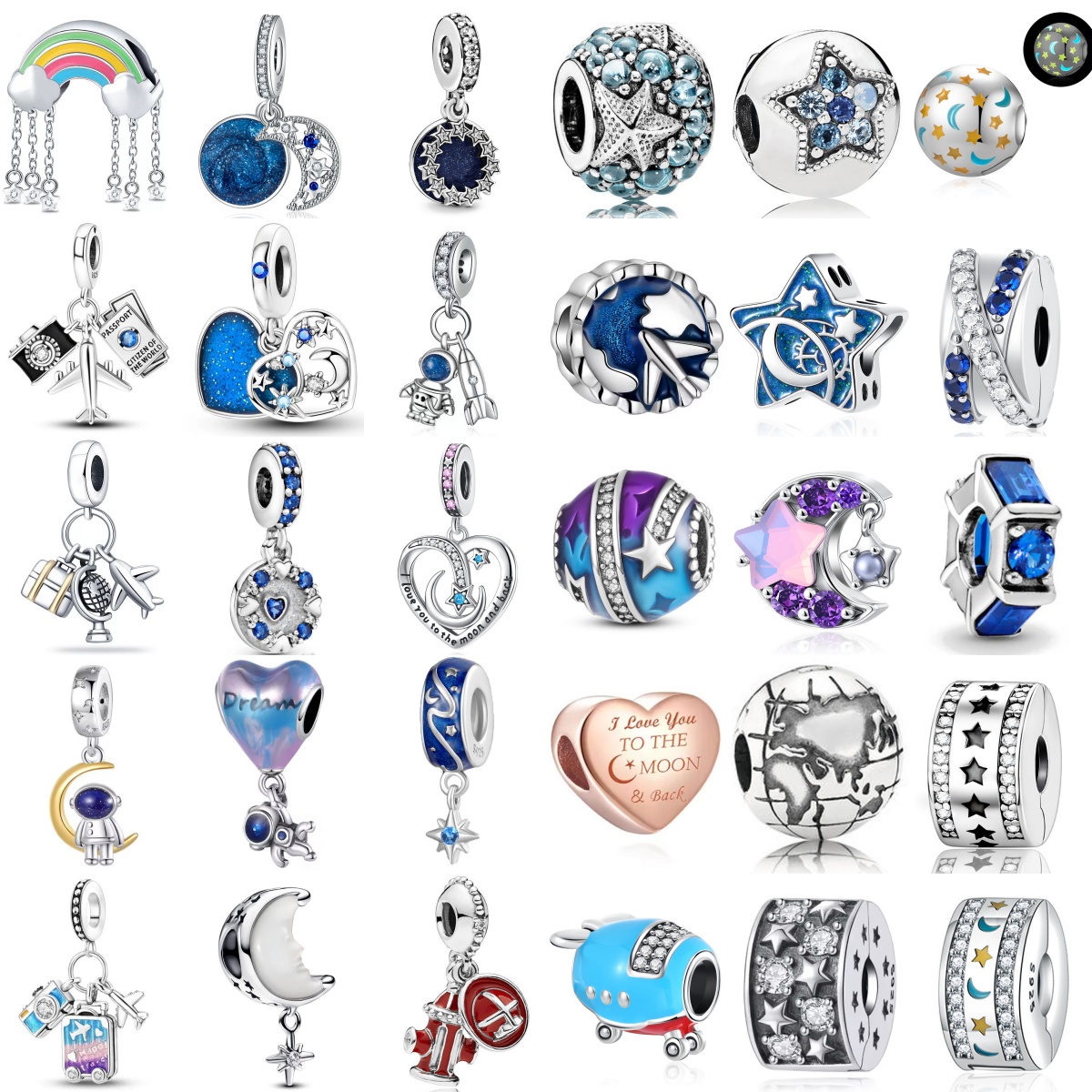 Travel Accessories Jewelry - Ciel étoilé bleu profond série de
