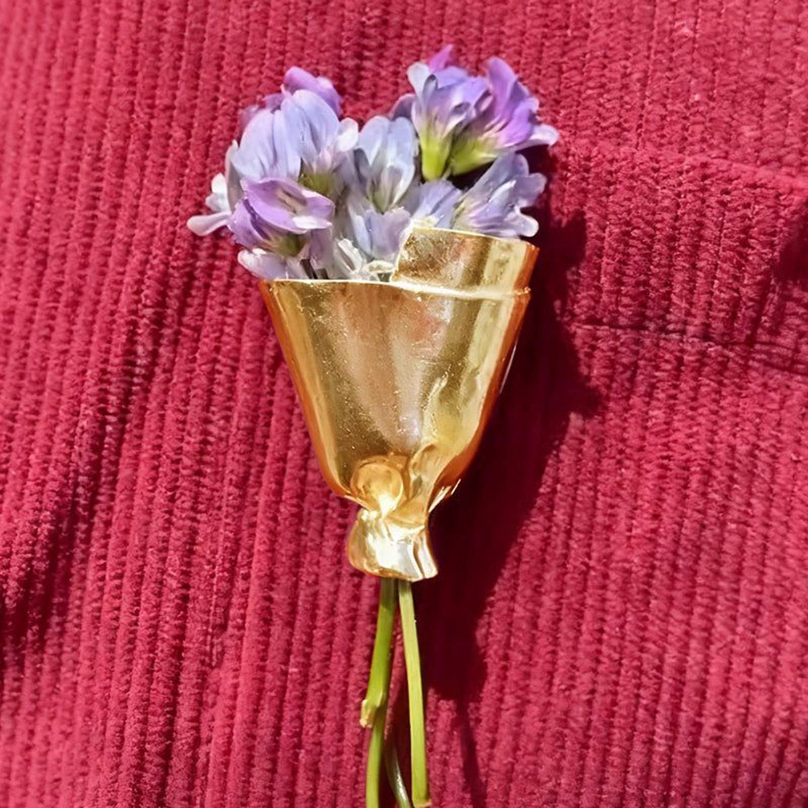 Travel Accessories India - Broche Fleur Clip Bouquet pour Femme,