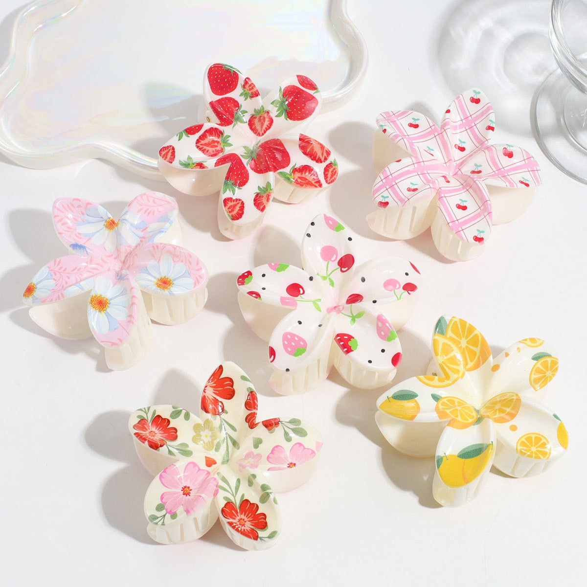 Travel Accessories Aesthetic - 3 pièces mignon mode coloré fruits