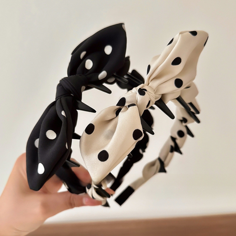 Serre-tête à pois avec nœud po - Travel Accessories Aesthetic avis et prix