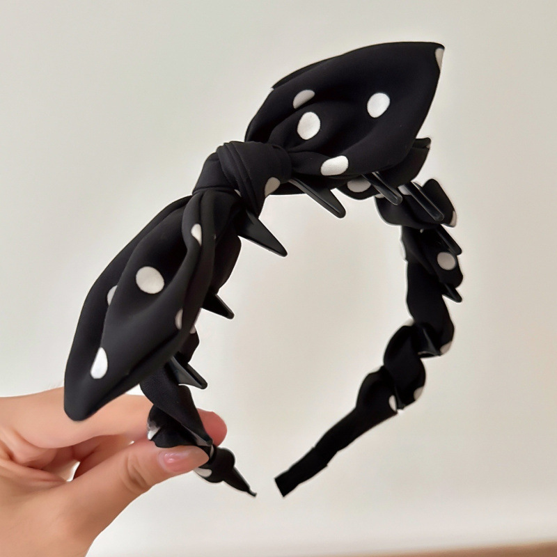 Serre-tête à pois avec nœud po - Travel Accessories Aesthetic avis et prix
