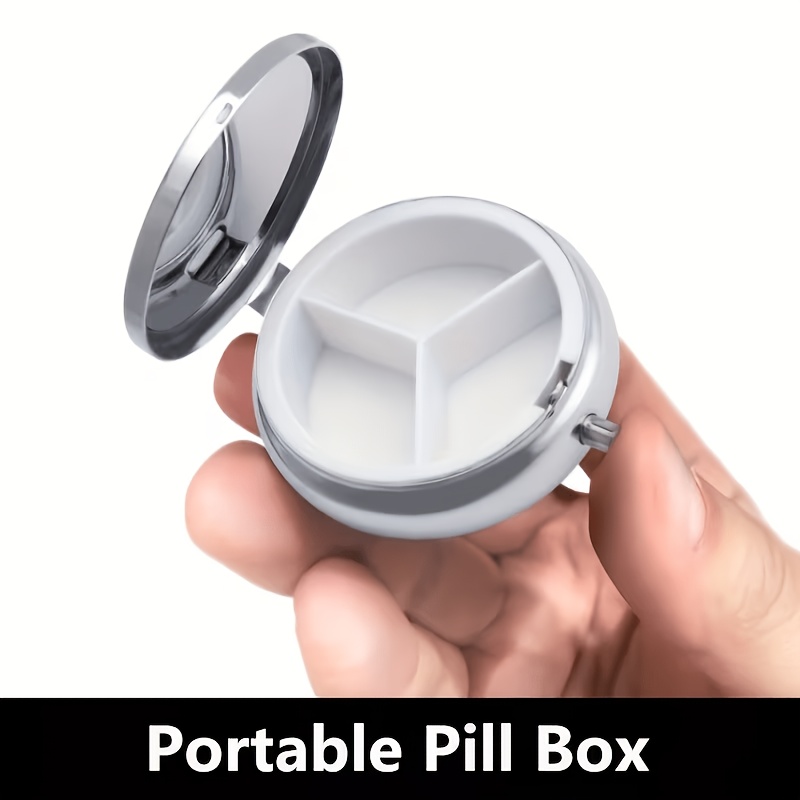 Un pilulier métallique plat, p - Travel Accessories As Gifts avis et prix