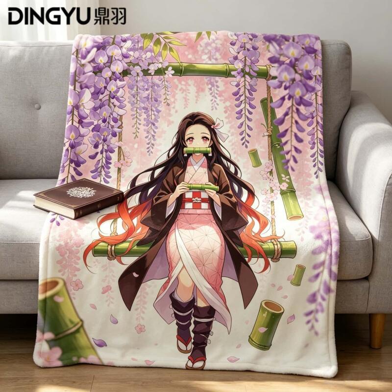 Couverture en flanelle Anime D - Travel Accessories As Gifts avis et prix