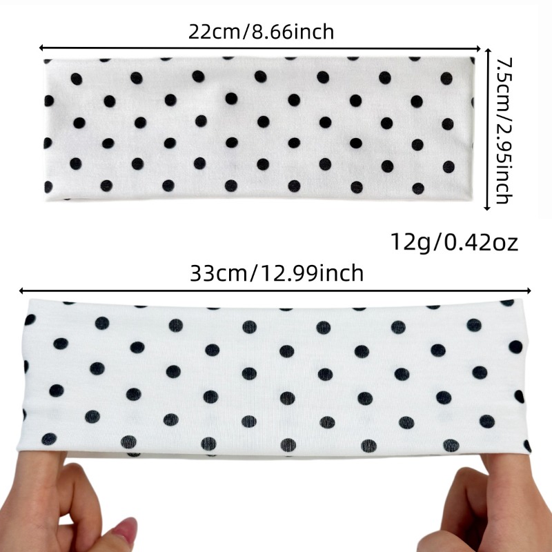 2 bandeaux élastiques à pois e - Travel Accessories Aesthetic avis et prix